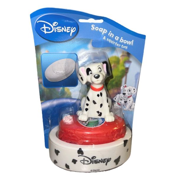 Disney комплект сапунерка със сапун и играчка 101 Далматинци