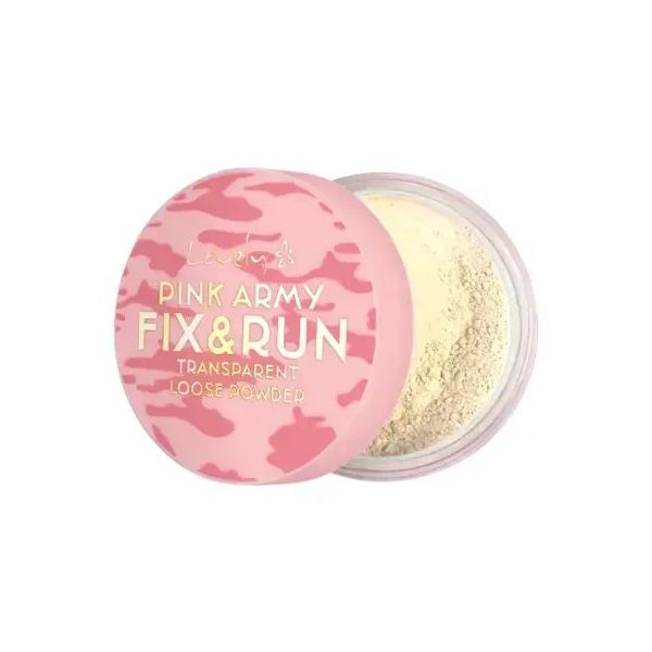 Lovely прахообразна фиксираща пудра Fix & Run Pink Army
