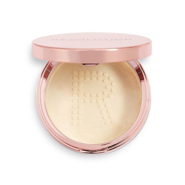Makeup Revolution прахообразна фиксираща пудра Conceal & Fix Light Yellow