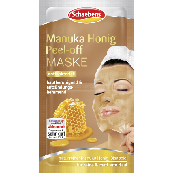 Schaebens отлепяща маска за лице с манука Manuka 2х8мл