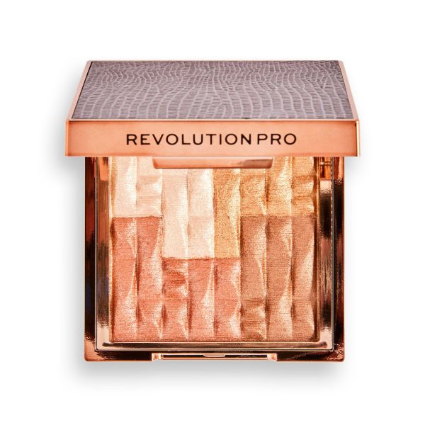 Revolution Pro палитра хайлайтър Goddess Glow Shimmer Brick Bronzer | различни цветове