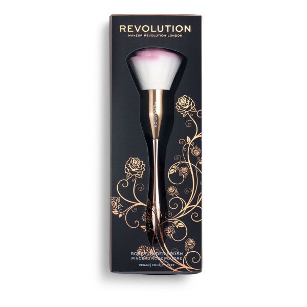 Makeup Revolution четка за грим Rose Powder Brush
