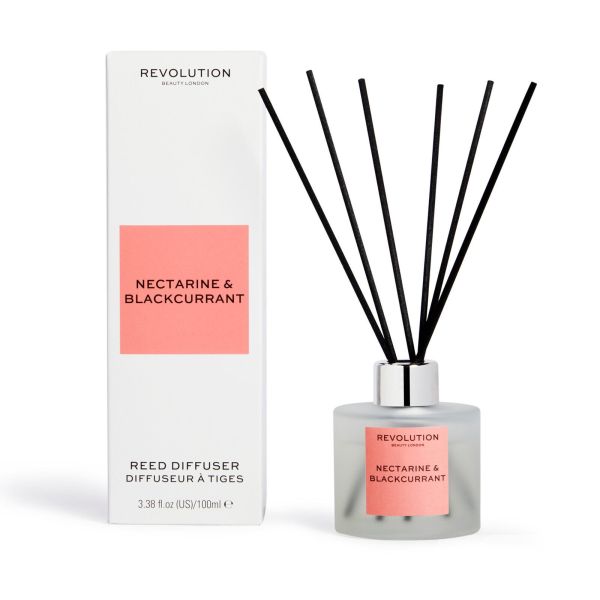 Revolution Home дифузер ароматизатор за стая Nectarine & Blackcurrant Reed Diffuser