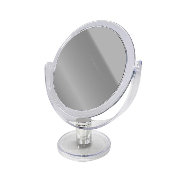 Intervion двустранно козметично огледало на стойка 24 см