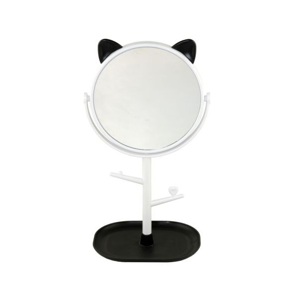 Intervion козметично огледало на стойка с ушички 30 см