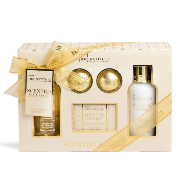 IDC Institute подаръчен комплект Scented Bath Gold | наранена опаковка