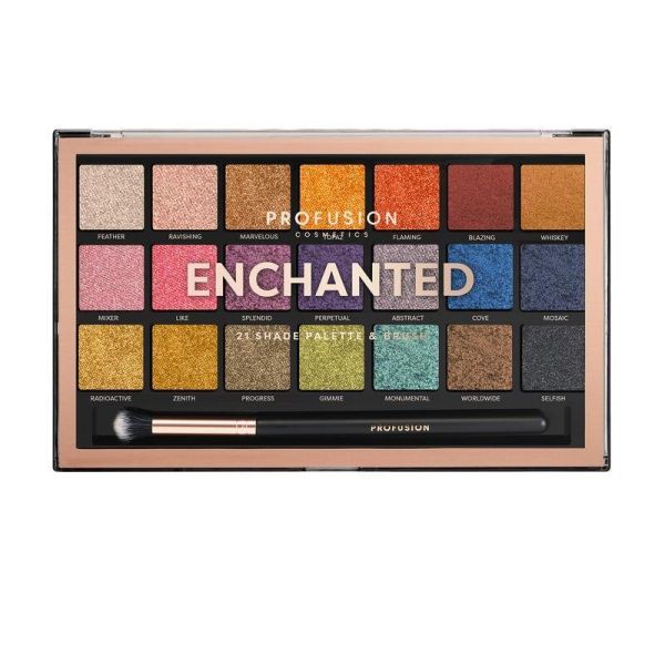 Profusion палитра сенки за очи ENCHANTED 21 цвята