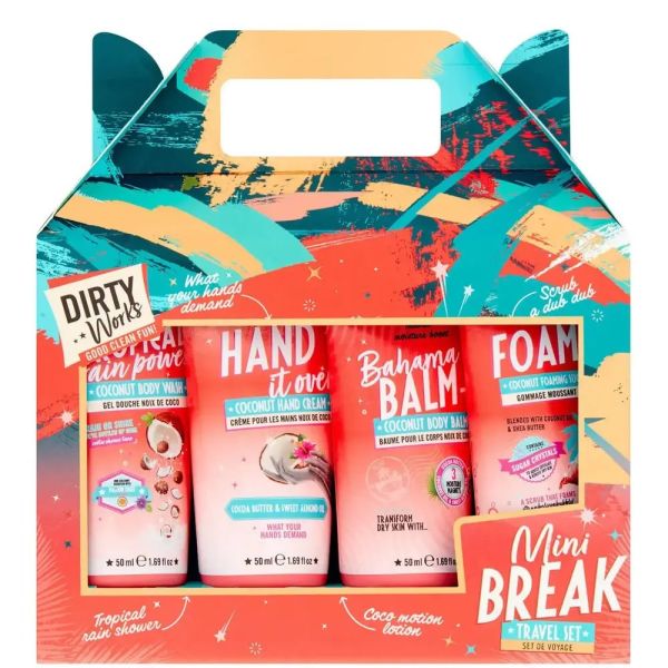 Dirty Works подаръчен комплект Mini Break 4 части