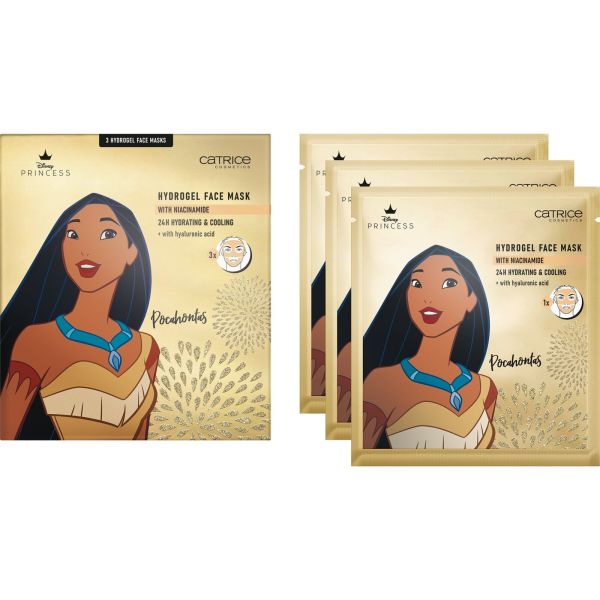 Catrice хидрогел маска за лице 3 броя Disney Princess Pocahontas 030