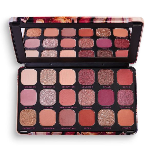 Makeup Revolution палитра сенки Forever Flawless Allure 18 цвята