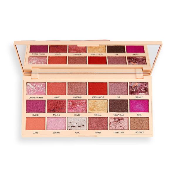 I Heart Revolution палитра сенки Marble Rose Gold Chocolate 18 цвята