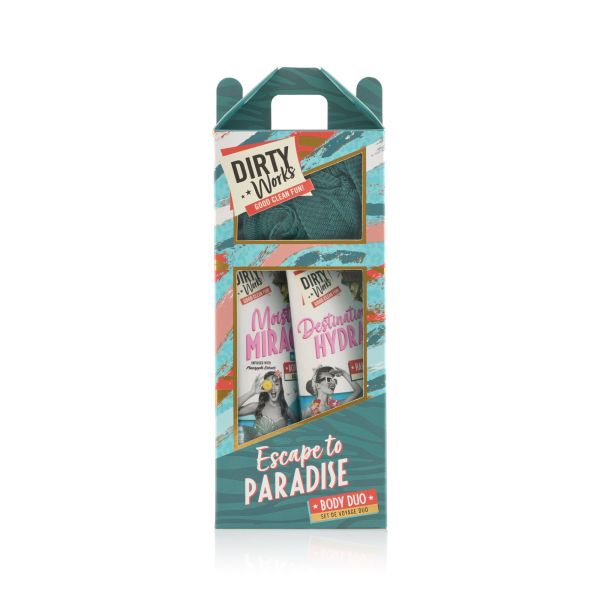 Dirty Works подаръчен комплект Escape to Paradise 3 части