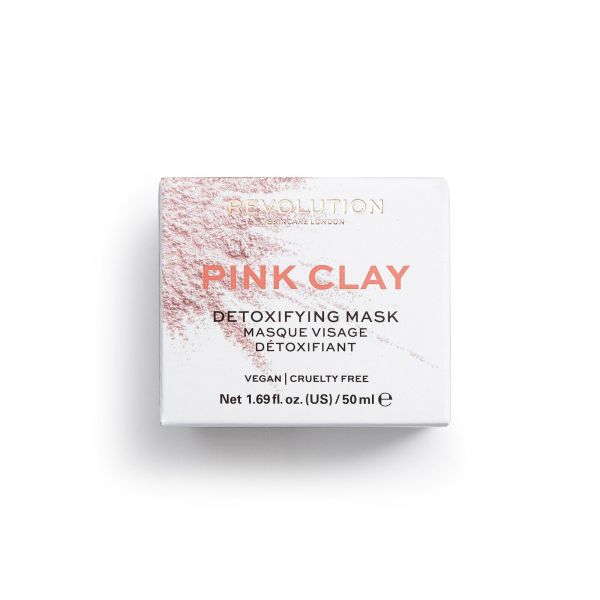 Revolution Skincare детокс маска за лице розова глина Pink Clay 50мл