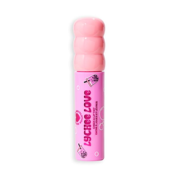 I Heart Revolution  боя за устни и скули Bubble Tea Milky Blush + Lip Tint Lychee Love Pink