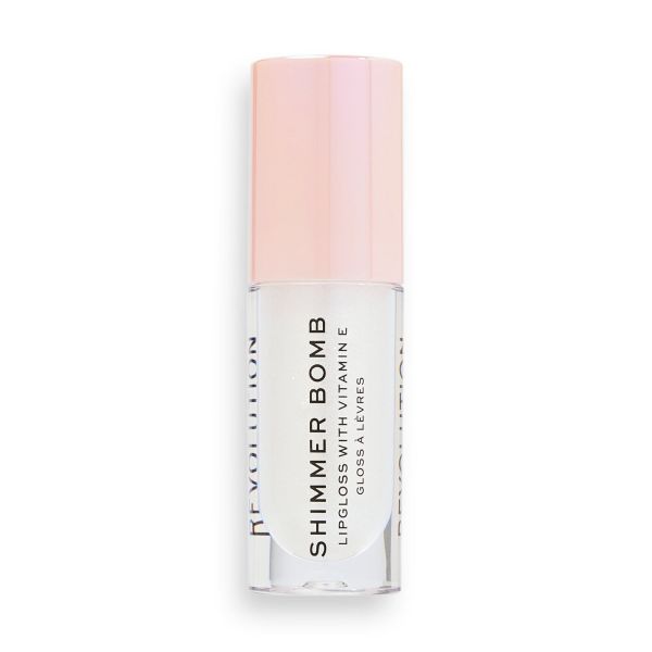 Makeup Revolution гланц за обем Shimmer Bomb Light Beam Pearl