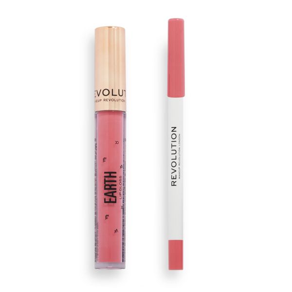 Makeup Revolution комплект гланц и молив за устни Fantasy Earth Lip Kit