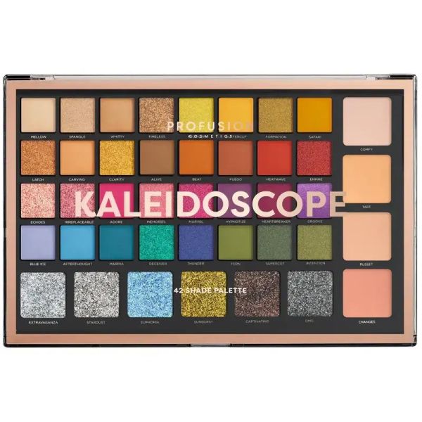 Profusion палитра за очи и лице KALEIDOSCOPE 42 цвята