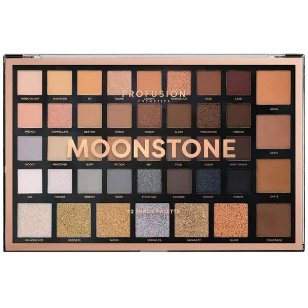 Profusion палитра за очи и лице MOONSTONE 42 цвята