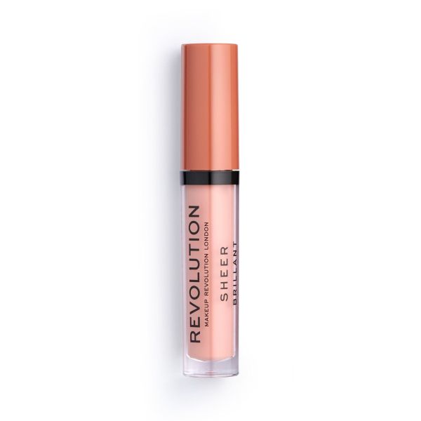 Makeup Revolution гланц за устни Sheer Piece of Cake 101