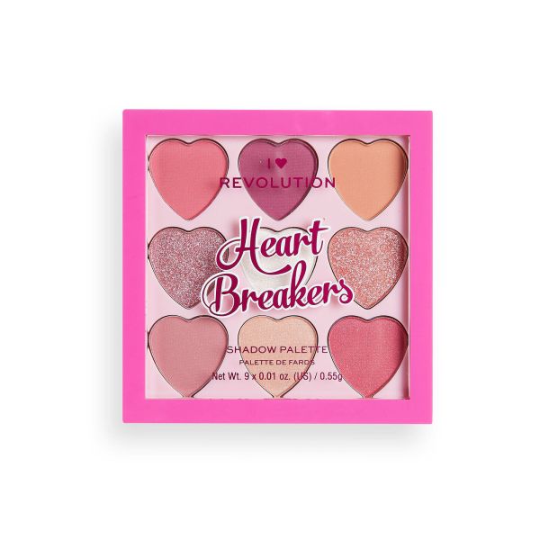 I Heart Revolution палитра сенки Heartbreakers Sweetheart 9 цвята