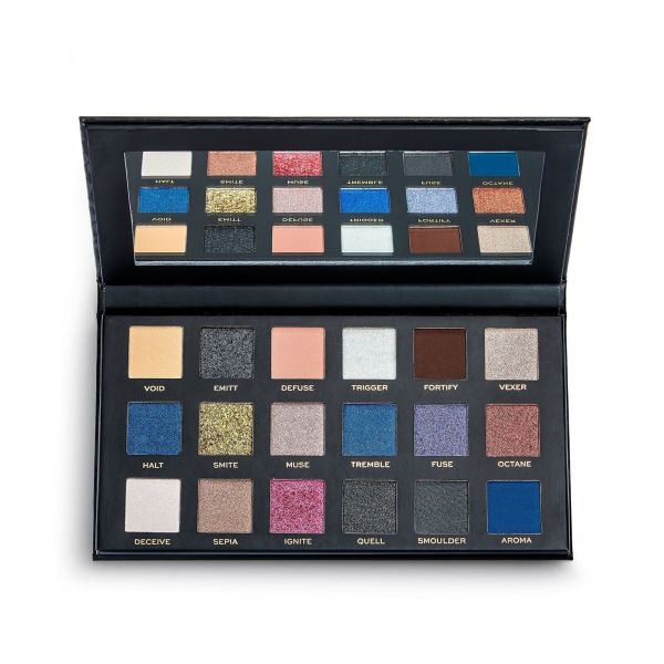 Revolution Pro сенки палитра New Neutrals Smoked 18 цвята