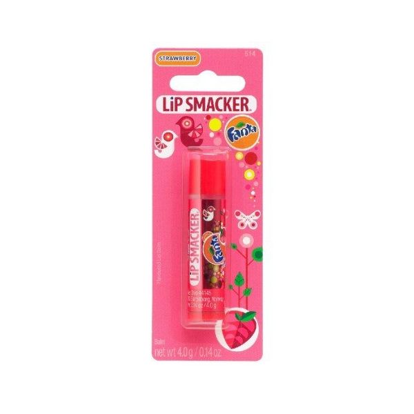 Lip Smacker балсам за устни с вкус на Fanta ягода блистер