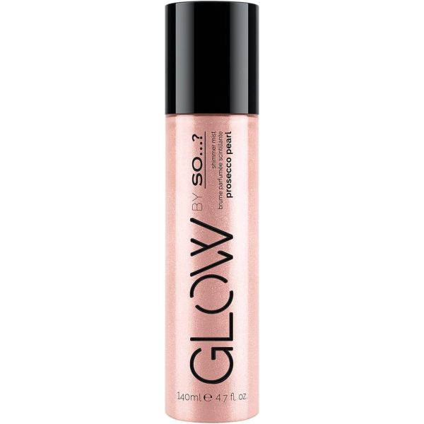 Glow by So блестящ парфюмен спрей за тяло Prosecco Pearl  140мл.