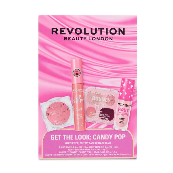 Revolution подаръчен комплект  за грим Get The Look Candy Pop 4 части