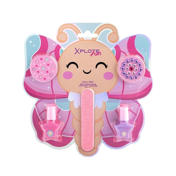  Xplote детски комплект за маникюр Happy Butterfly