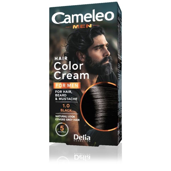 Cameleo MEN боя за коса и брада за мъже 1.0 ЧЕРЕН 30мл.
