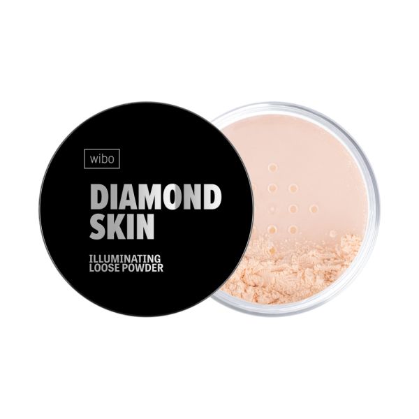 Wibo прахообразна пудра за блясък с колаген Diamond Skin