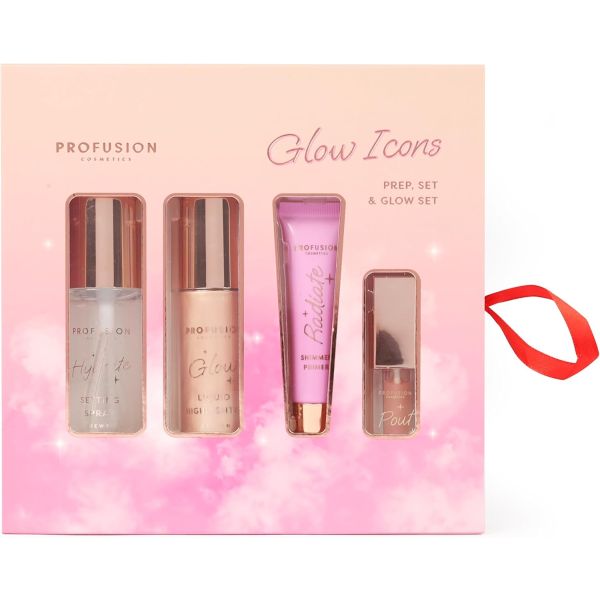 Profusion подаръчен комплект за грим  Glow Icons