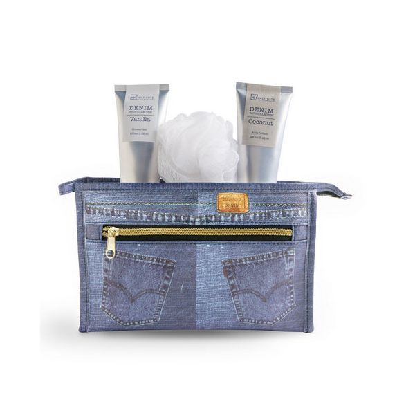 IDC Institute комплект с несесер Denim 4 части