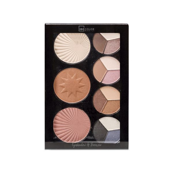 IDC палитра Eyeshadow & Bronzer 15 цвята