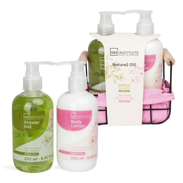 IDC подаръчен  комплект за тяло Natural Oil 3 части