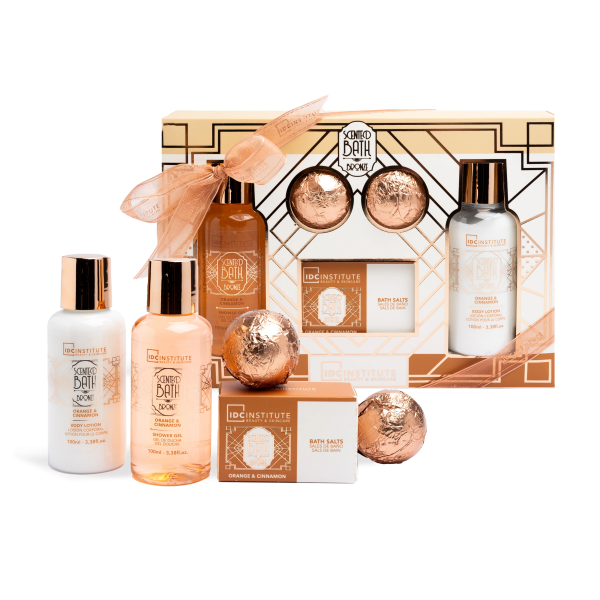 IDC Institute подаръчен комплект за тяло Scented Bath Bronze 5 части