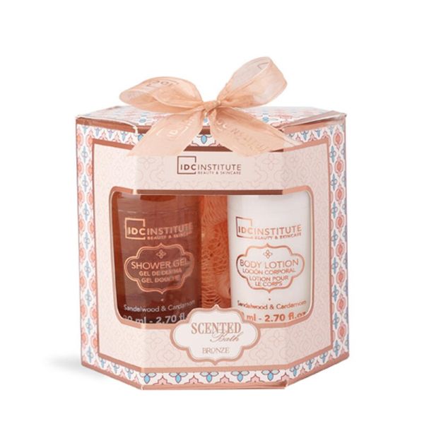 IDC подаръчен комплект за тяло Scented Bath Bronze 3 части