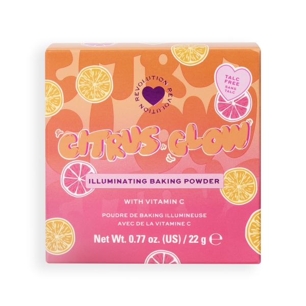 Revolution I Heart пудра прахообразна Baking Powder Citrus Glow