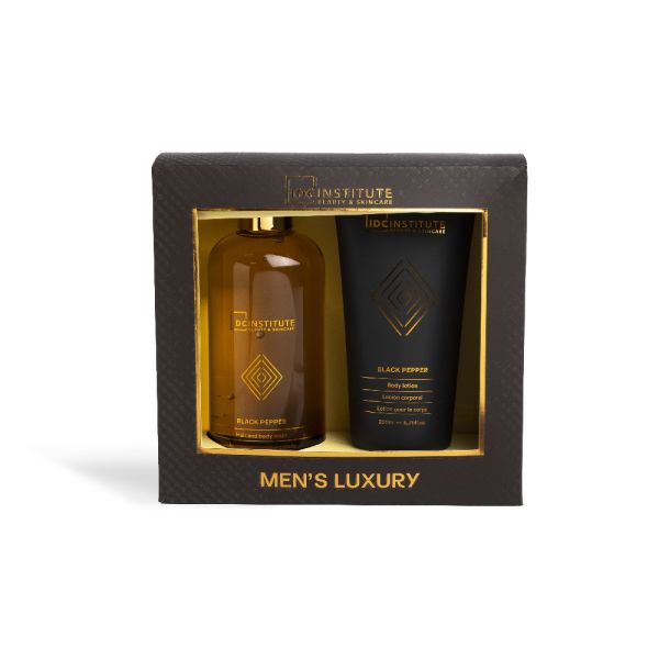IDC Institute подаръчен комплект за мъже Men's Luxury 2 части | наранена опаковка
