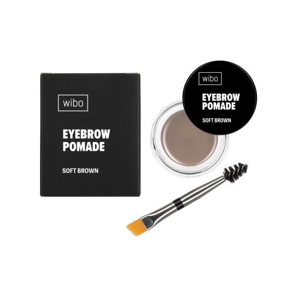 Wibo водоустойчива помада за вежди с четка Soft Brown