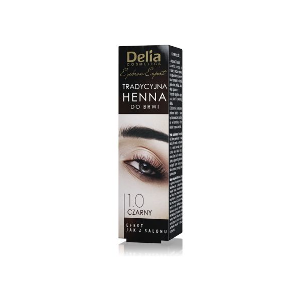 Delia боя за вежди Tint Powder 1.0 черна 2гр