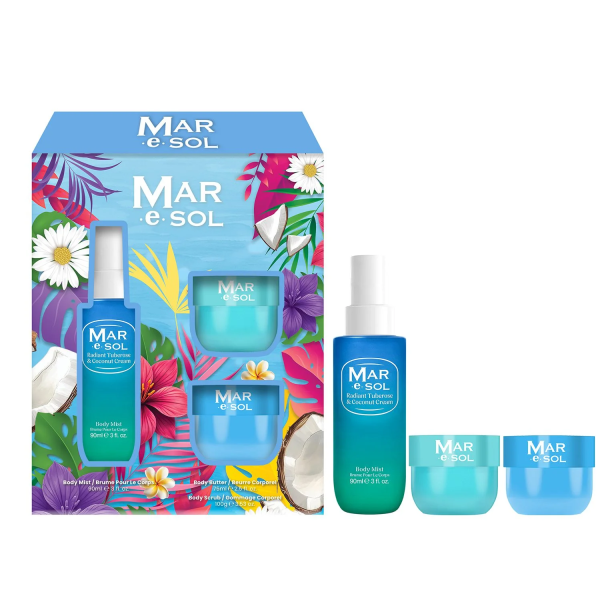 Mar e Sol подаръчен комплект за тяло  Radiant Tuberose 3 части