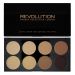 Makeup Revolution палитра за контуриране Ultra Cover & Conceal 8 цвята